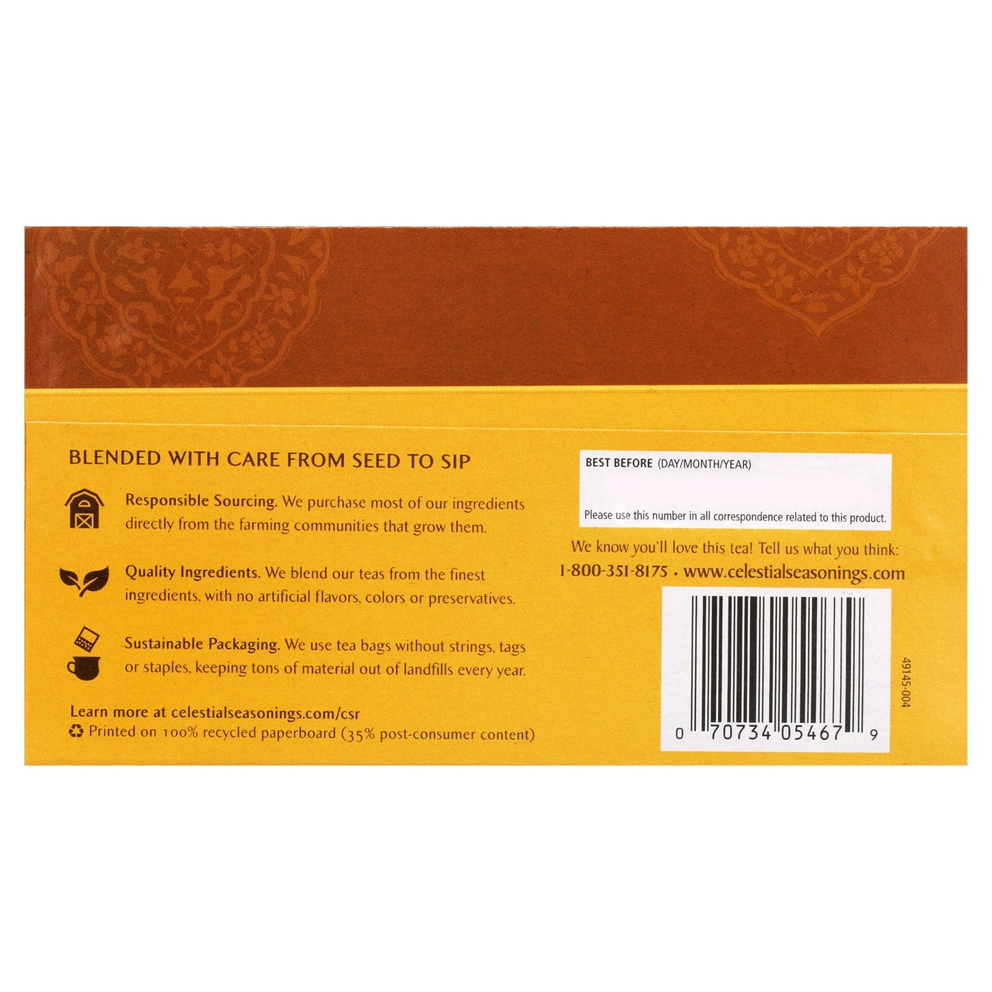 Bigelow Red Raspberry, Caffeine-Free Herbal Tea Bags, 20 Count