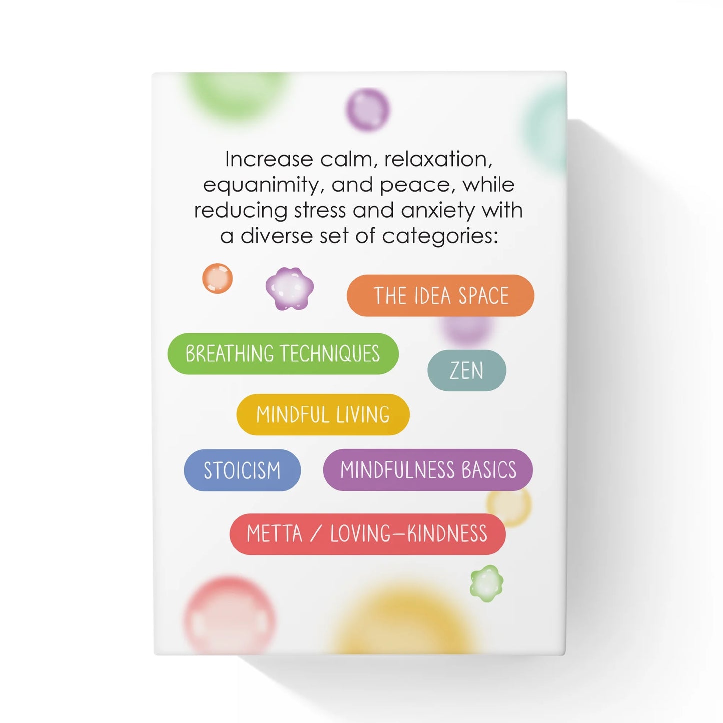 100 Meditation Cards | Positive Affirmations | Anxiety & Stress Relief | Mindful Gift Teens & Adults