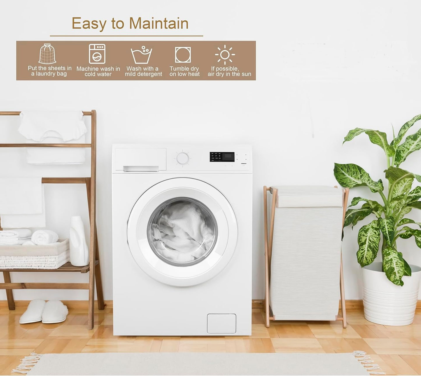 Silk Satin Sheets, Queen Size Satin Bed Sheet Set with Deep Pockets, Cooling Soft and Hypoallergenic Satin Sheets Queen - Navy Blue