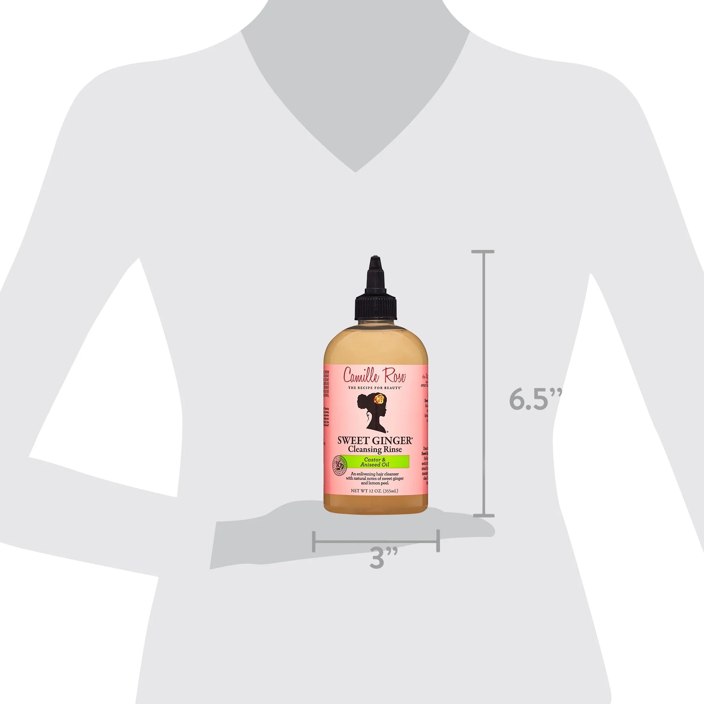 Sweet Ginger Cleanse & Refresh All Ages Cleansing Rinse with Ginger Root & Aniseed Oil, 12Oz