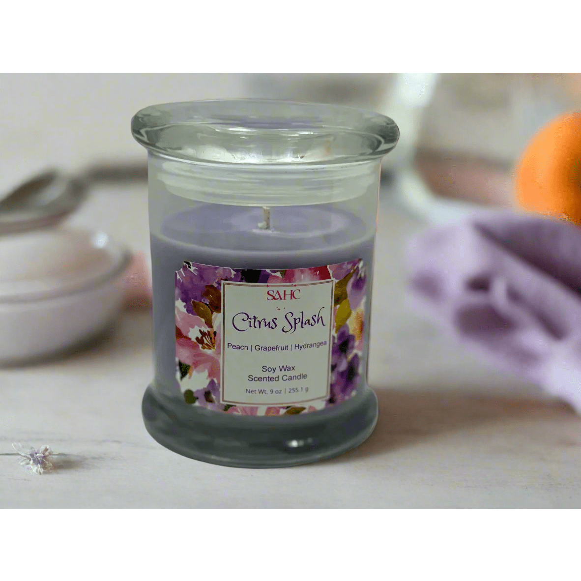 Citrus Splash Scented Soy Candle