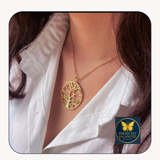 Family Tree Necklace – Personalized Generations Pendant