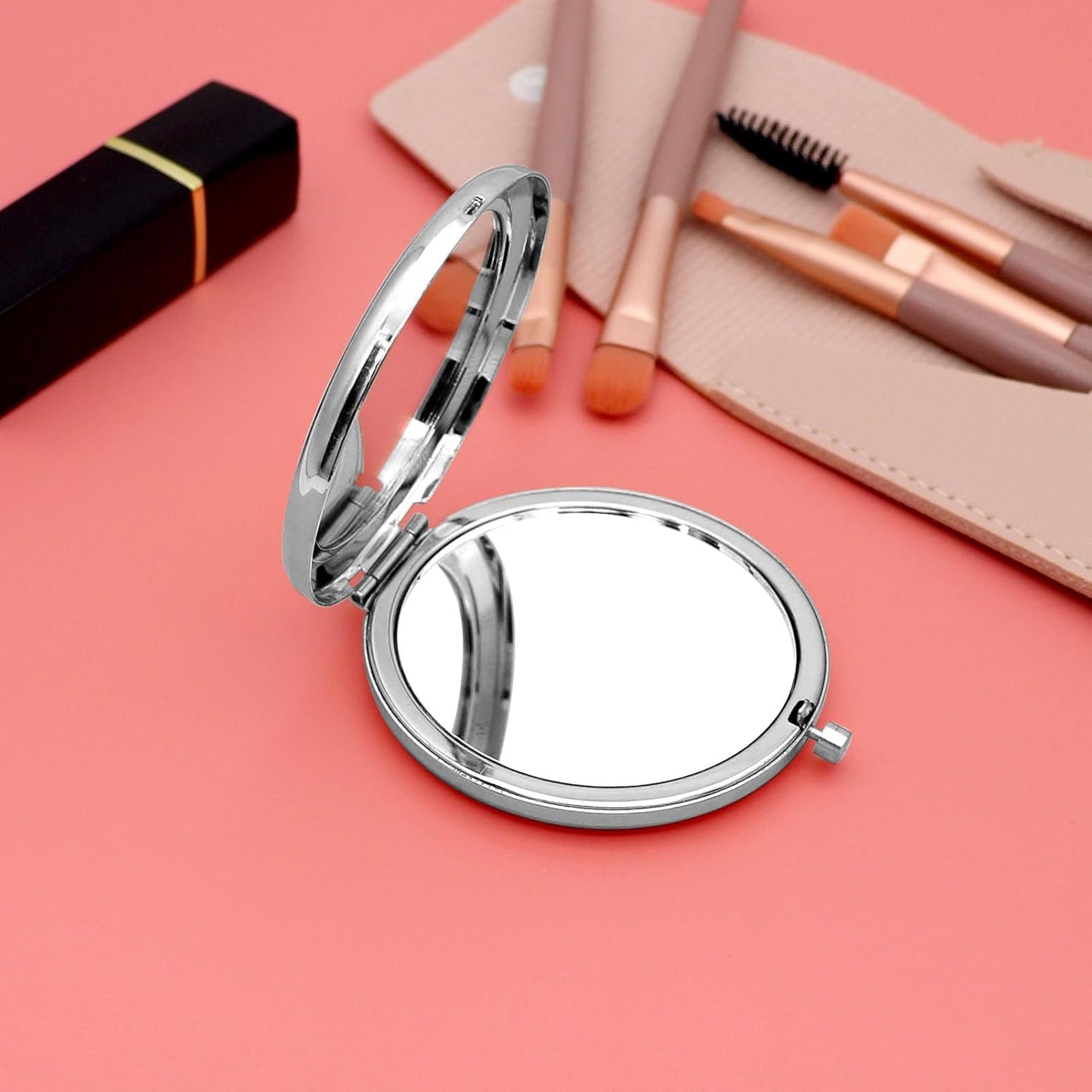 Christian Gifts Inspirational Compact Makeup Mirror Bible Verse Gifts Birthday Gifts Compact Mirror Baptism Gift for Girl Goddaughter Christian Encouragement Gifts Religious Gift Travel Makeup Mirror