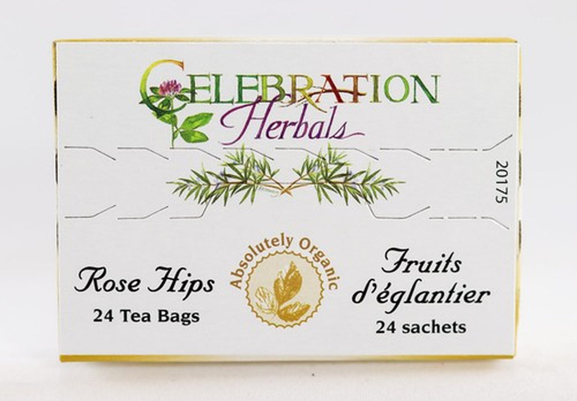 Celebration Herbals Rose Hips Herbal Tea 24 Count High Quality Real Tea