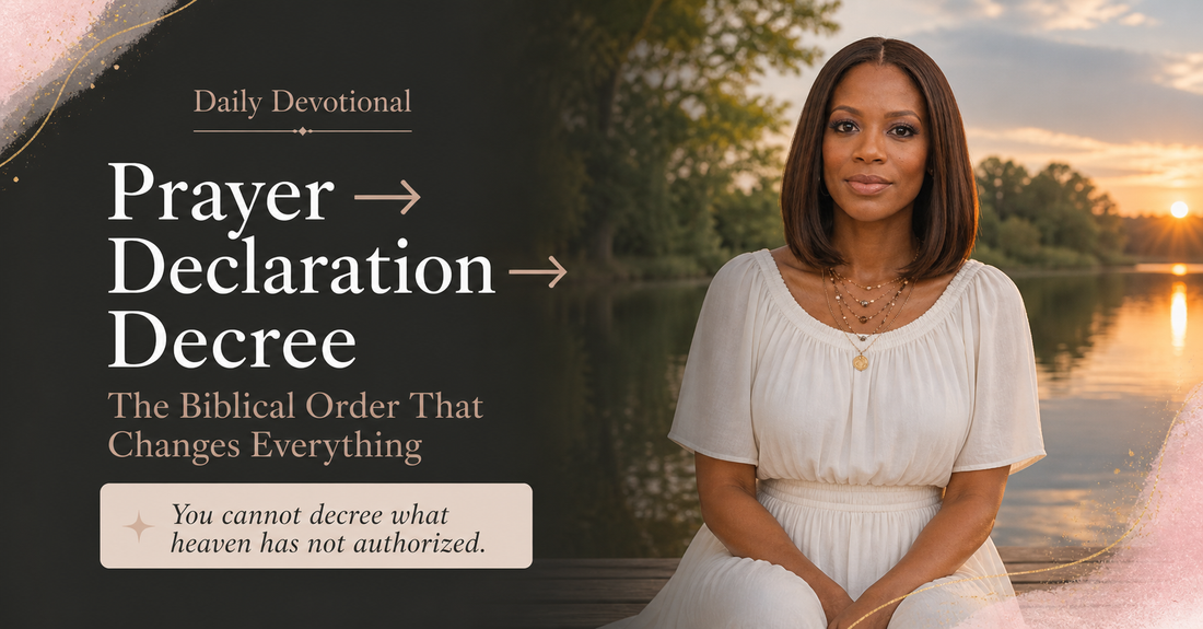 Daily Devotional | What Is the Difference Between Prayer, Declaration, and Decree? (Biblical Order Explained)