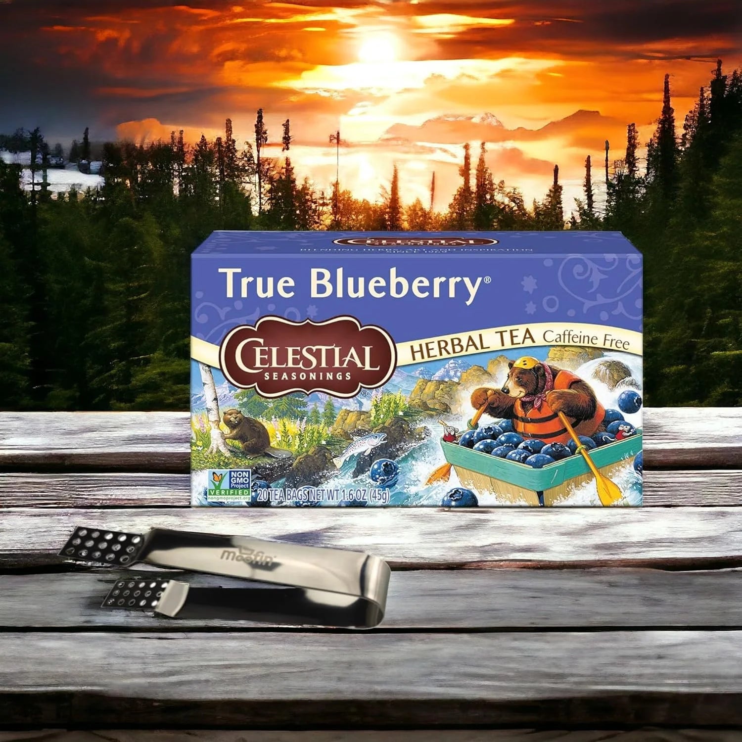 True Blueberry Herbal Tea Bags, 20 Ct Pack of 6