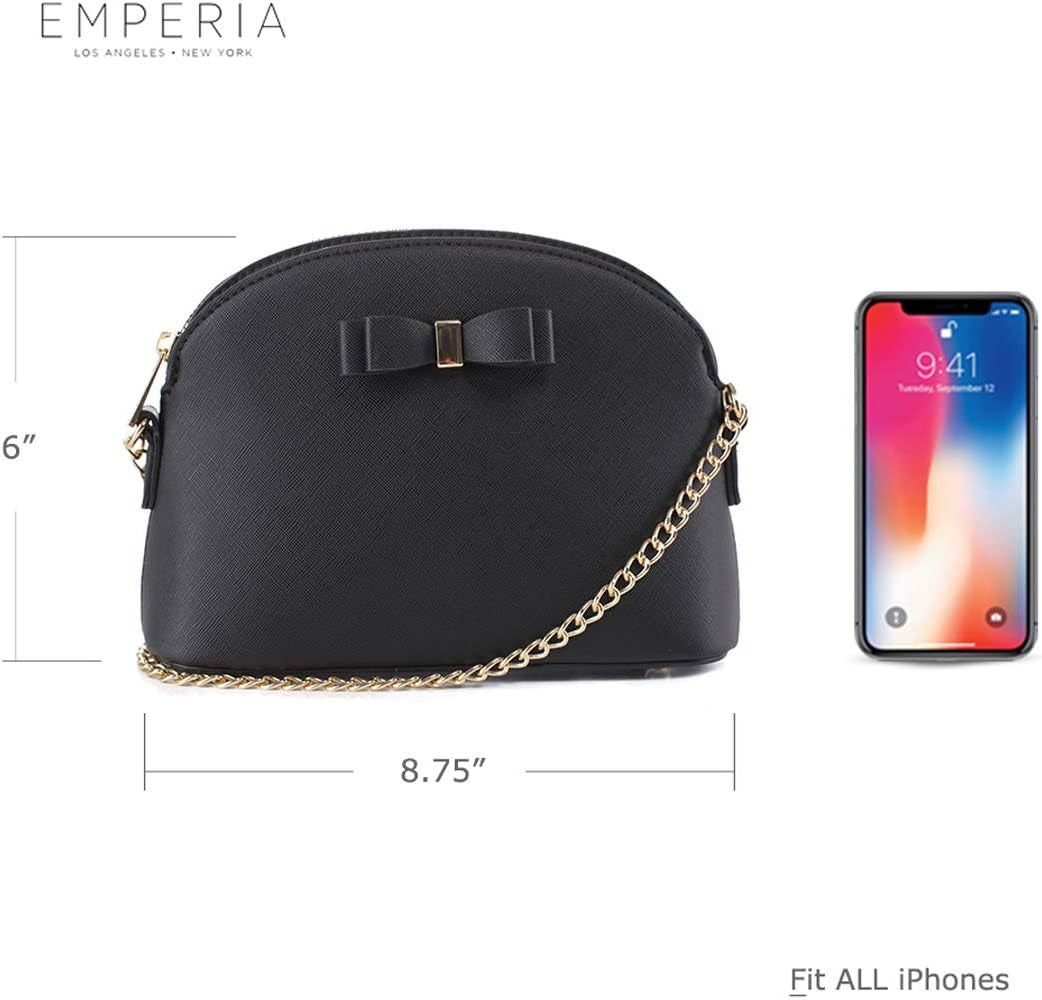 Small Cute Faux Leather Dome Series Crossbody Bags Shoulder Bag Purse Handbags for Women