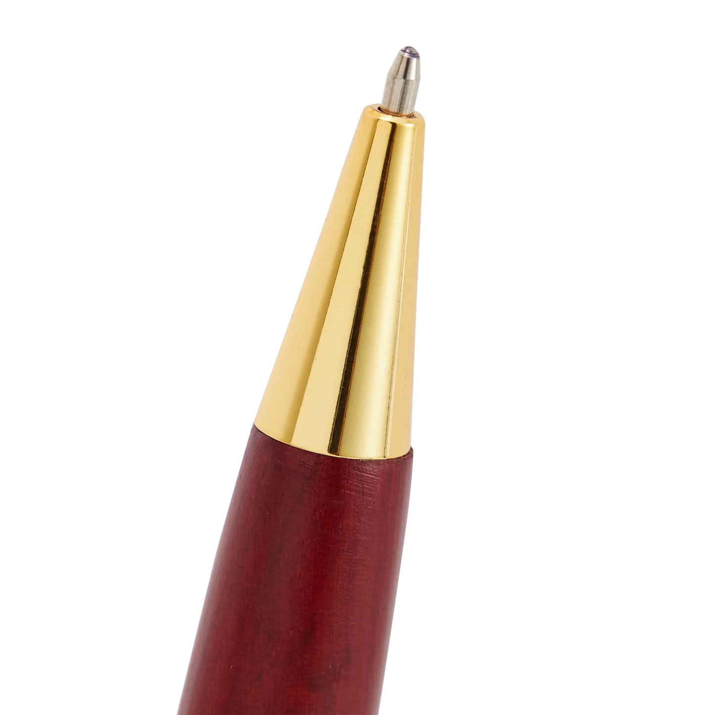 2 Pack Luxury Rosewood Pen Sets for Men Gift - Fancy Nice Ballpoint Pens with Black Ink Refills for Signature Executives Business Office