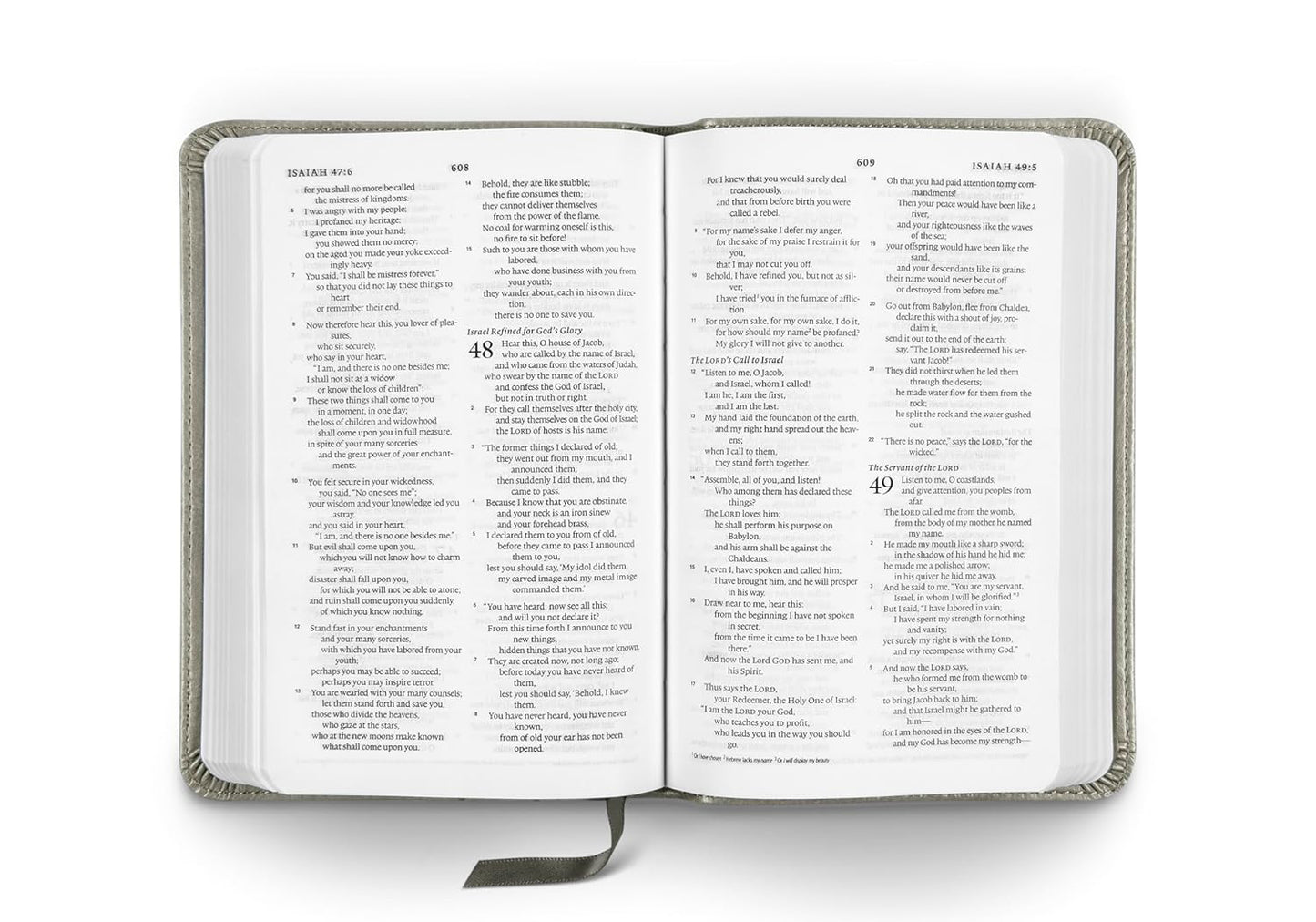 ESV Compact Bible Trutone Stone Design - Portable Christian Scripture