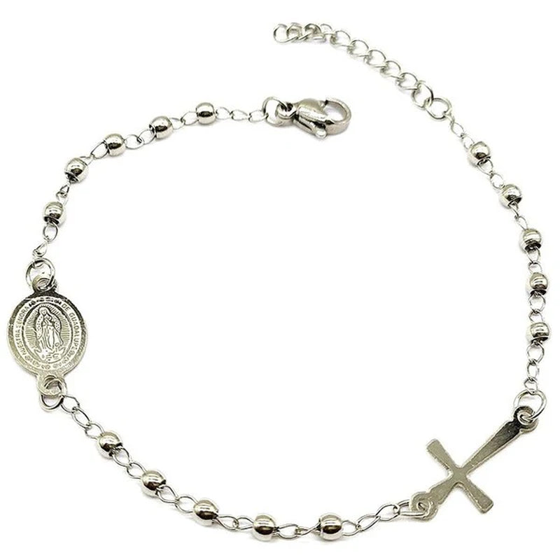 Virgin Mary Guadalupe Rosasry Bracelet