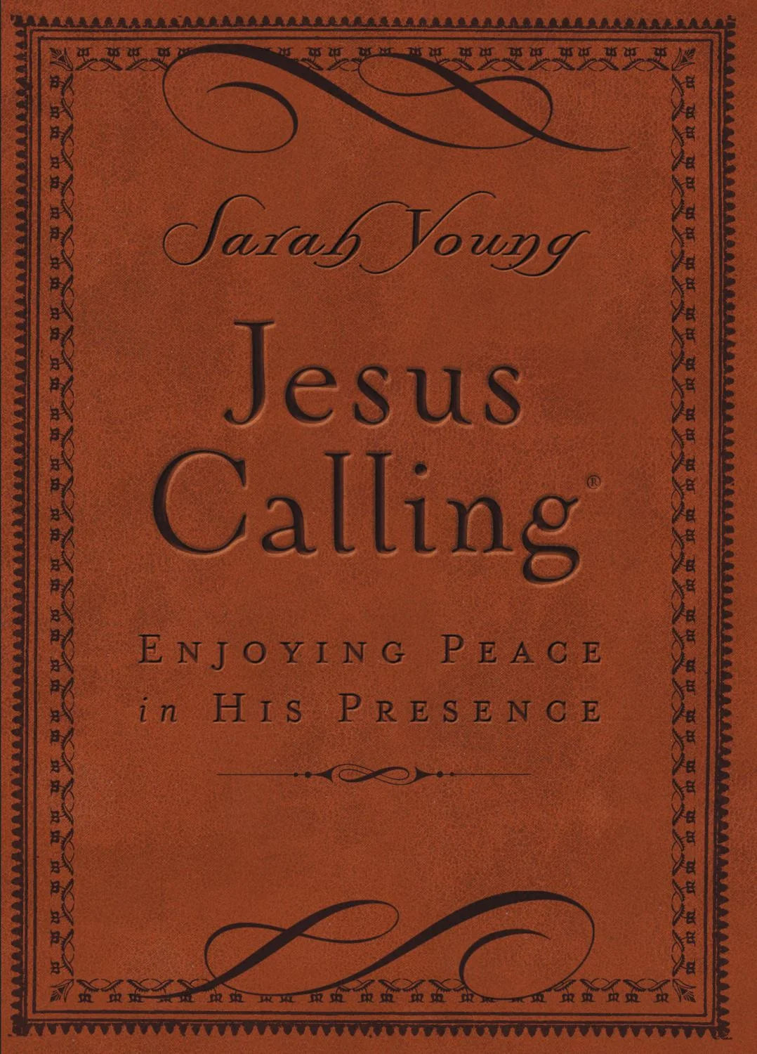 Jesus Calling Deluxe Edition [Brown] (Paperback)