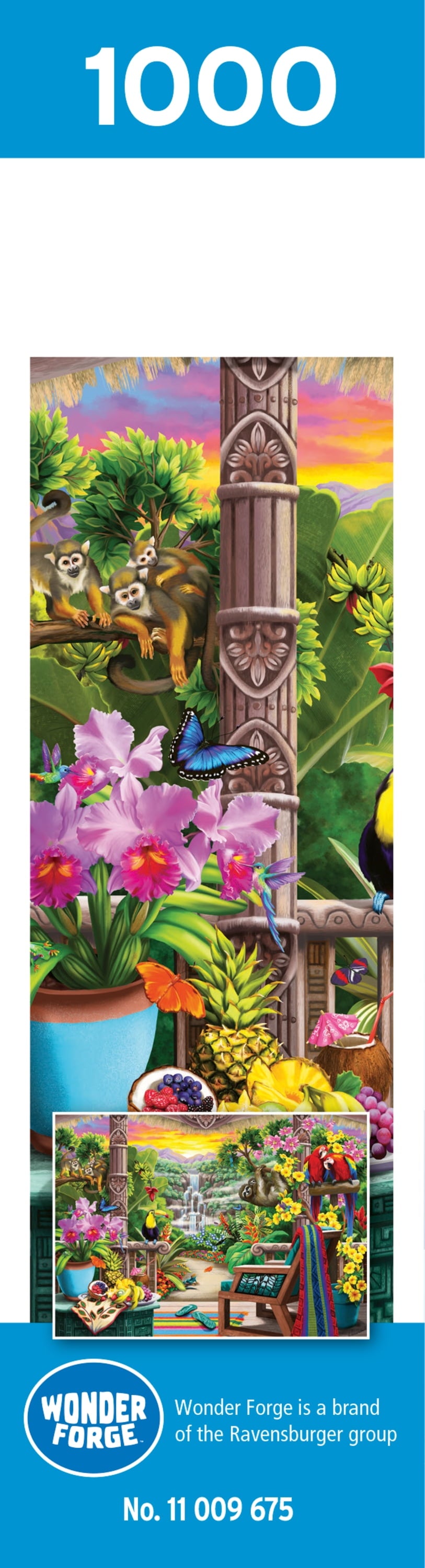 Wonder Forge Puzzle Series - Tropical Retreat (2024), 1000 Piece Jigsaw Puzzle