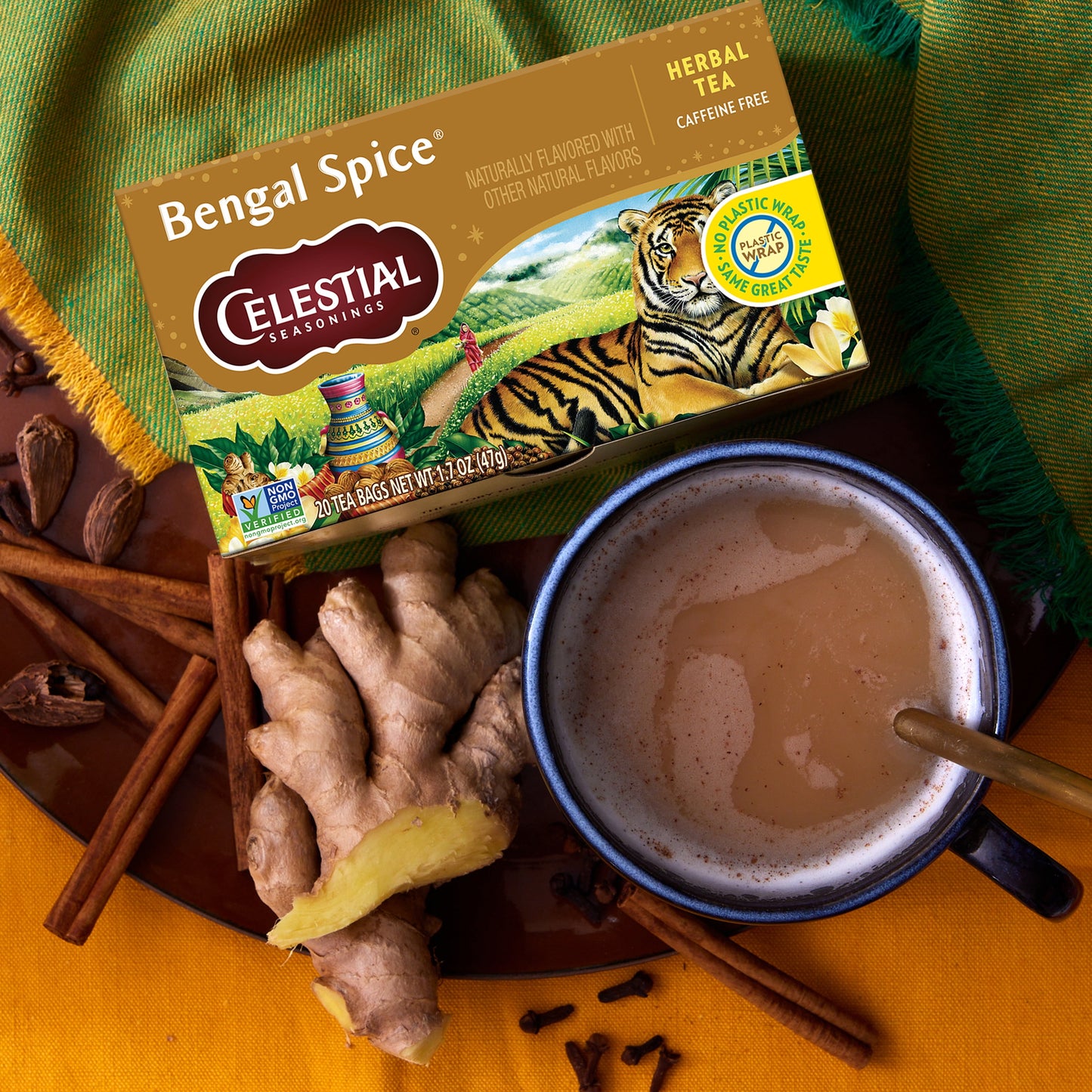 Bengal Spice Herbal Tea Bags (20 Count)