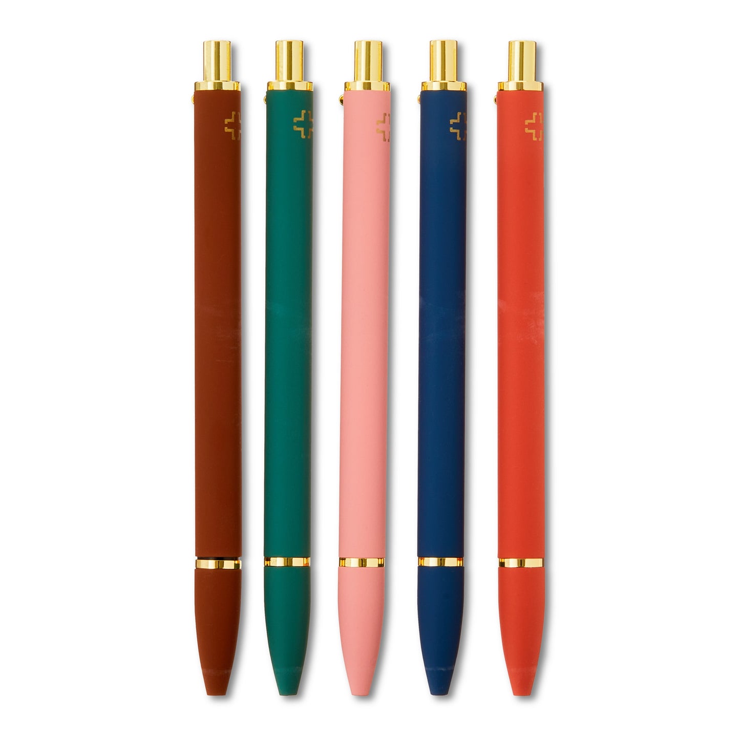 Retractable Gel Pens, Medium Point, 0.7 Mm, Black Ink, 5 Count