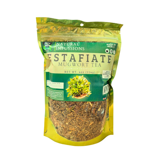 Mugwort Herbal Tea, 4Oz, Decaffeinated, Loose Leaf, Fat-Free