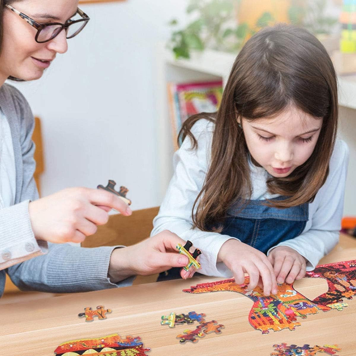 Jigsaw Puzzles for Adults 1000 Pieces Kids Boys Girls,Magic Academy,Intellective Educational Decompression Gift Fun Interesting Family Parent Child Cooperative Game