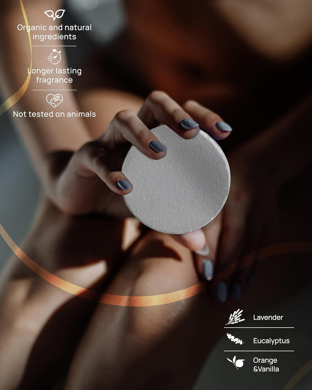 18 Pack  Aromatherapy (Eucalyptus, Lavender and Orange&Vanilla) - Shower Tablets for Luxury Self Care and Stress Relief - Relaxation Small Gifts, Birthday Gifts