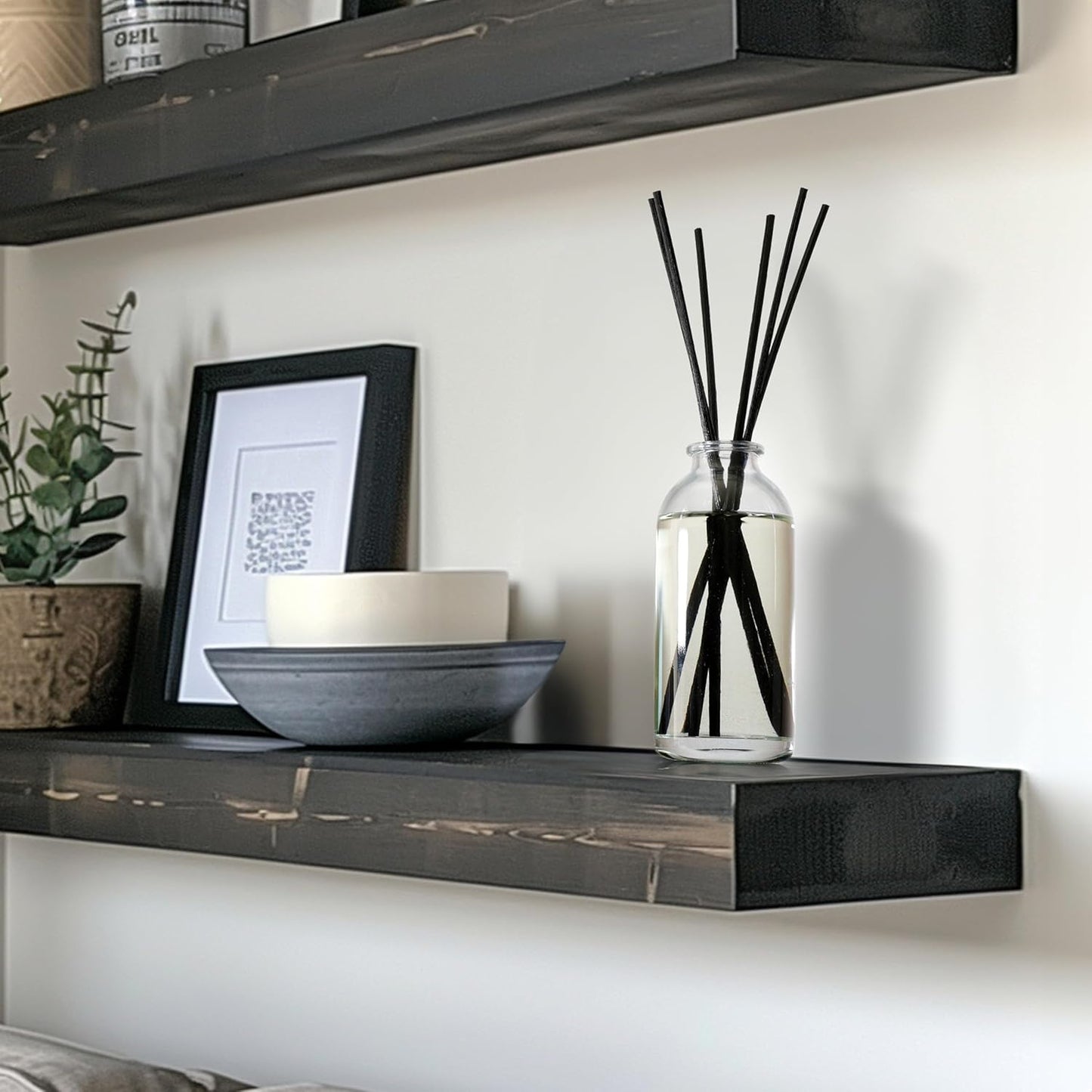 Eucalyptus & Sage Oil Reed Diffuser Refill and Reed Sticks | Eucalyptus, Sage, Mint, Lime and Cedarwood, 4 Oz (2 Pack)