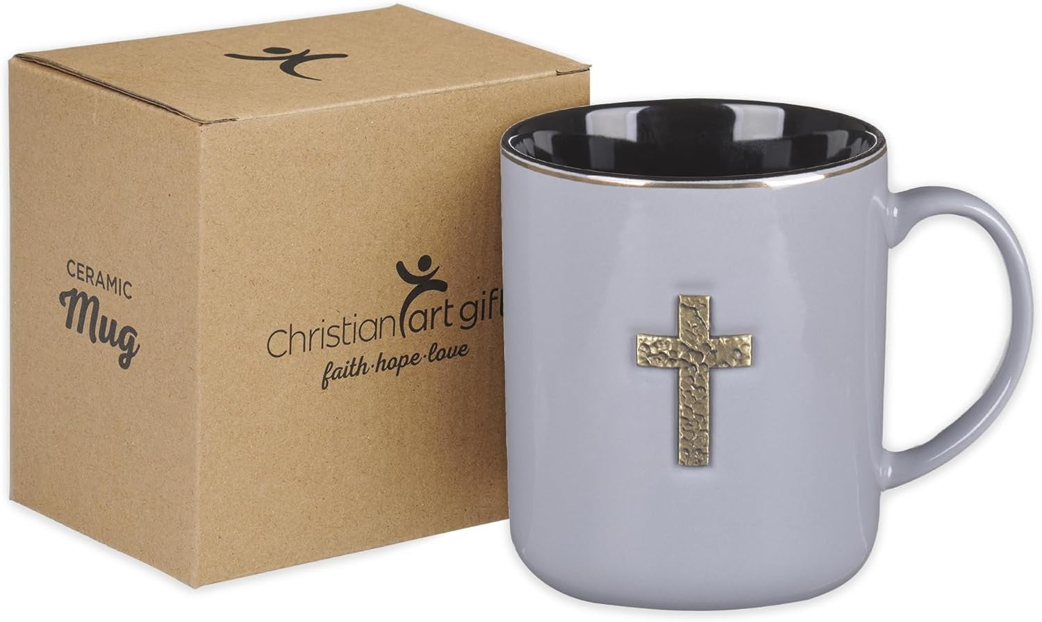 Christian Art Gifts Large Inspirational Ceramic Coffee & Tea Scripture Mug for M