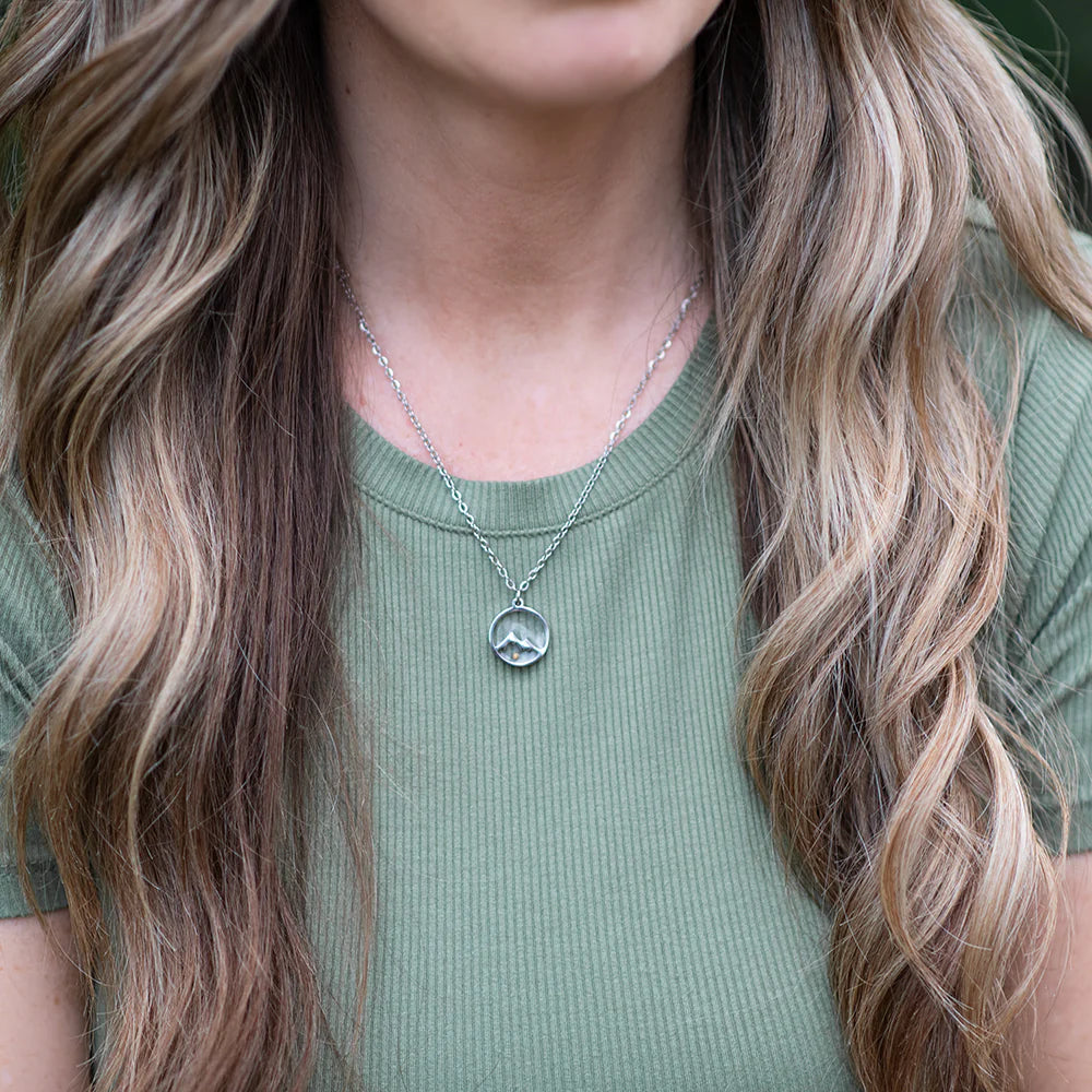 Mustard Seed Mountain Necklace