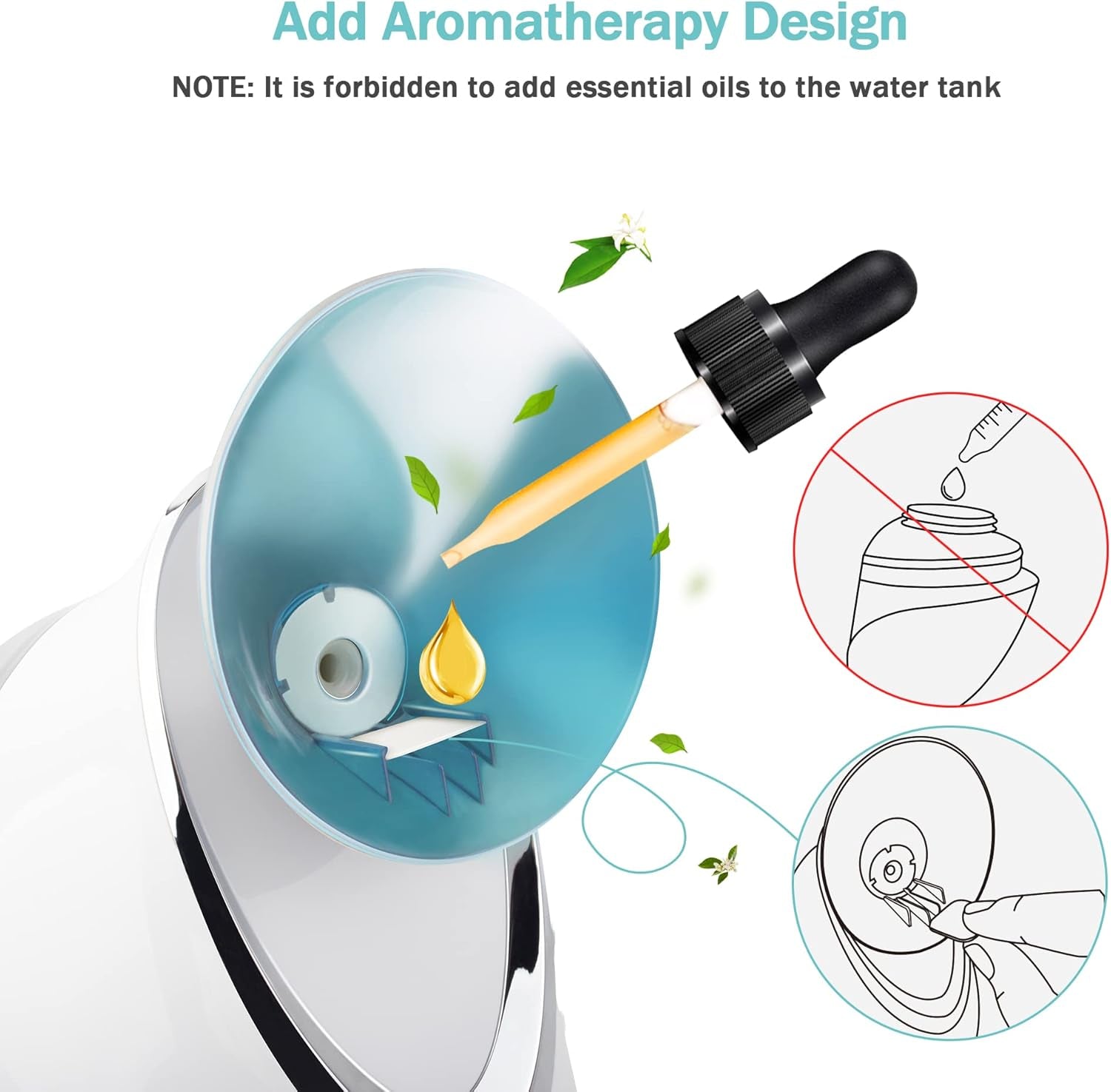 Facial Steamer Bundled with Aromatherapy Pads