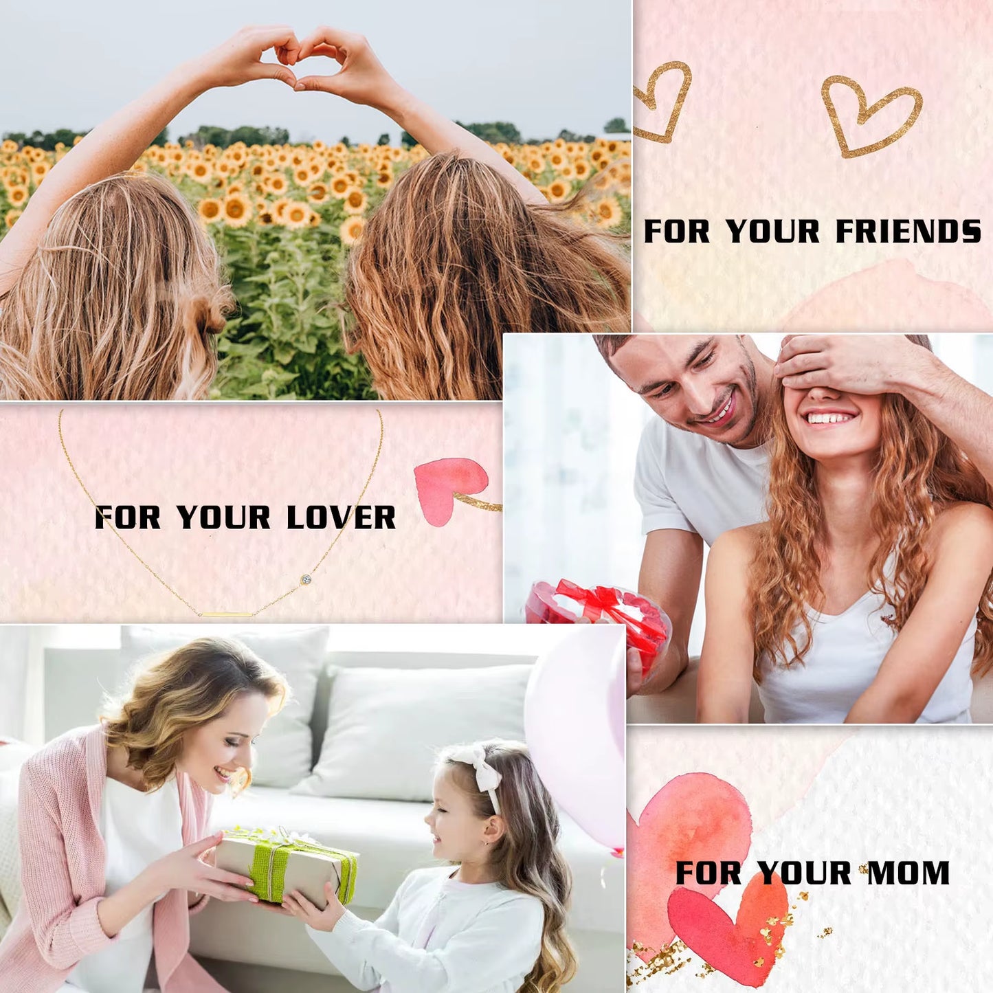 Delicate Petite Sideway Cross Necklaces Pendant Women Stainless Steel Thin Chain Link Christian Jewelry