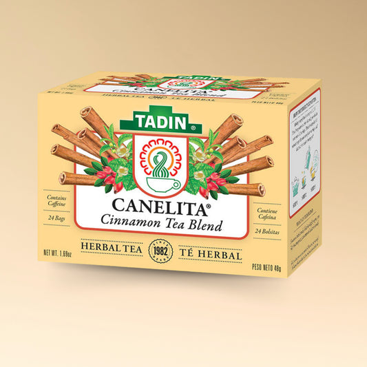 Tadin Canelita Cinnamon Herbal Tea, 24 Bags 1.69 Fl Oz – Warm & Spiced