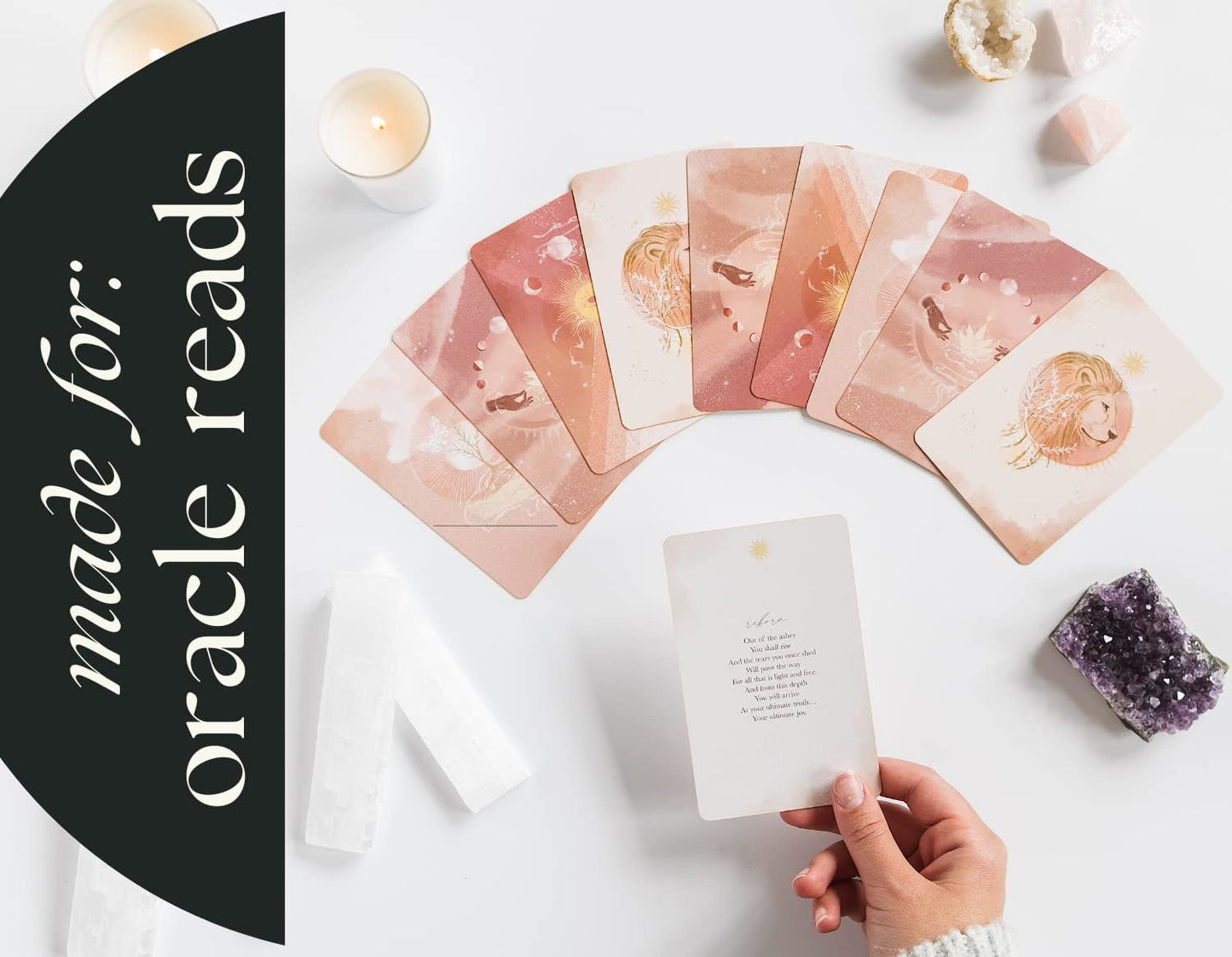 AFFIRMATION CARDS for WOMEN - 36 Positive Affirmations Cards. Self Care Oracle C