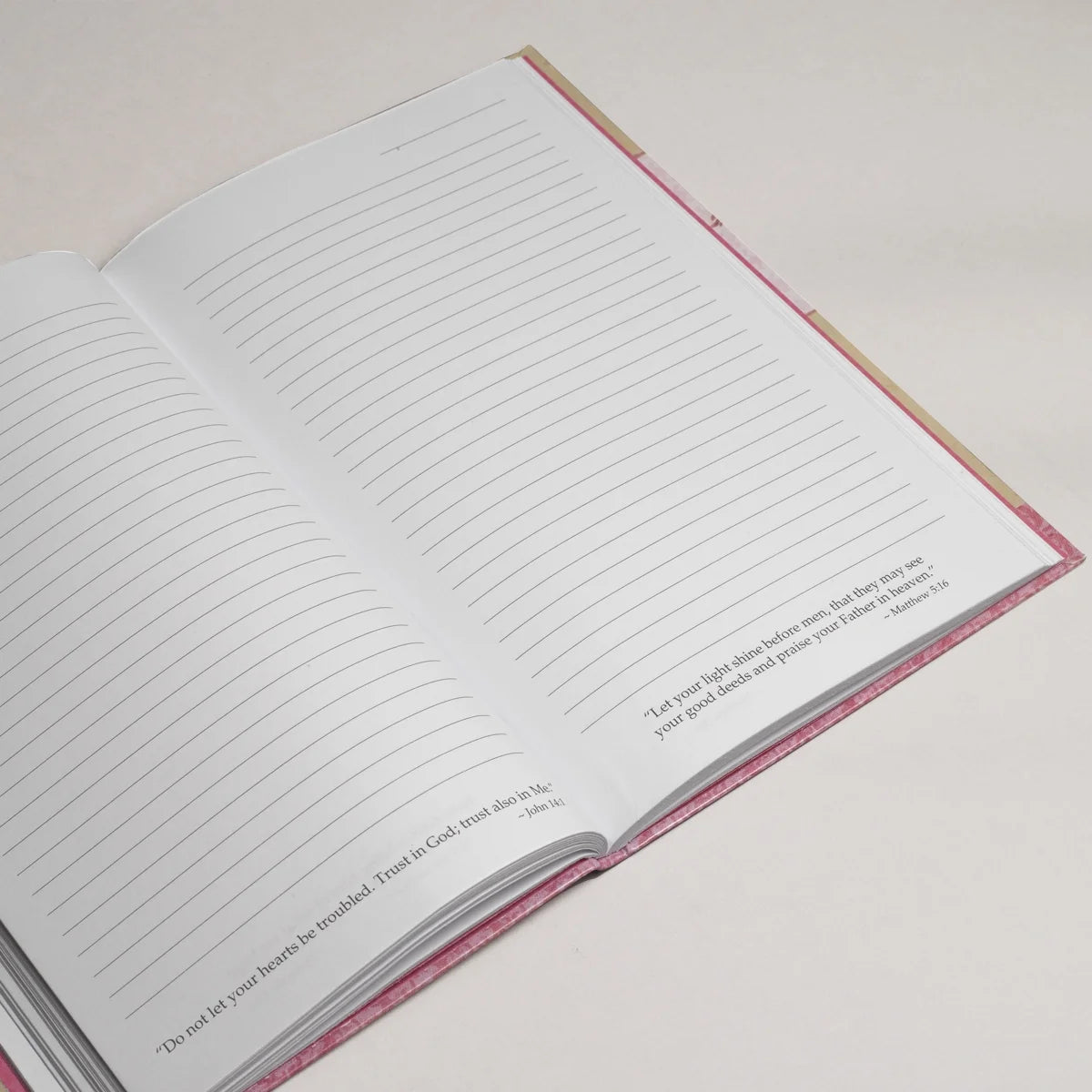 Scripture Journal May the Lord Bless You Numbers 6:24 Bible Verse Pink Floral Inspirational Notebook,128 Ruled Pages Flexcover 5.5” X 8.5”