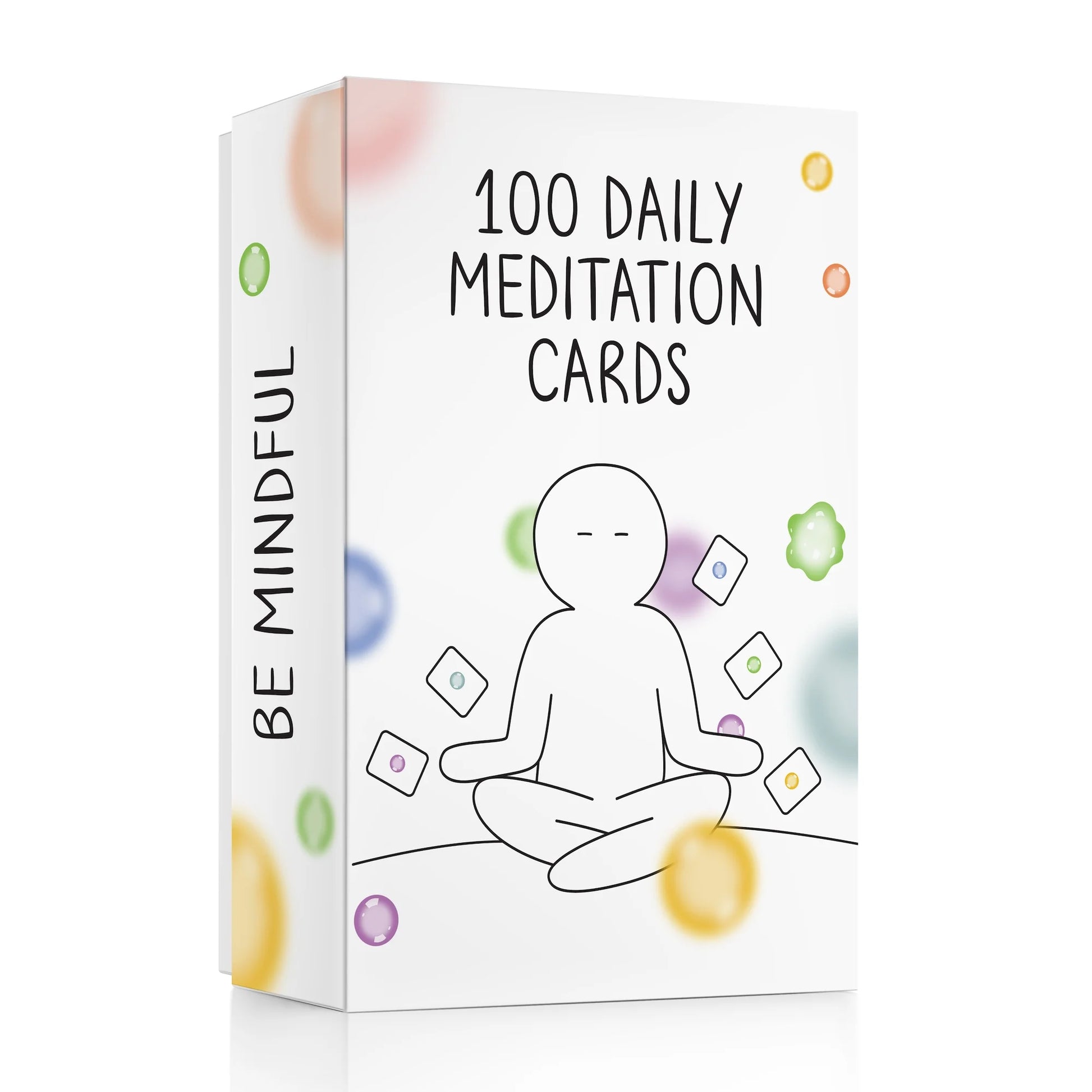 100 Meditation Cards | Positive Affirmations | Anxiety & Stress Relief | Mindful Gift Teens & Adults