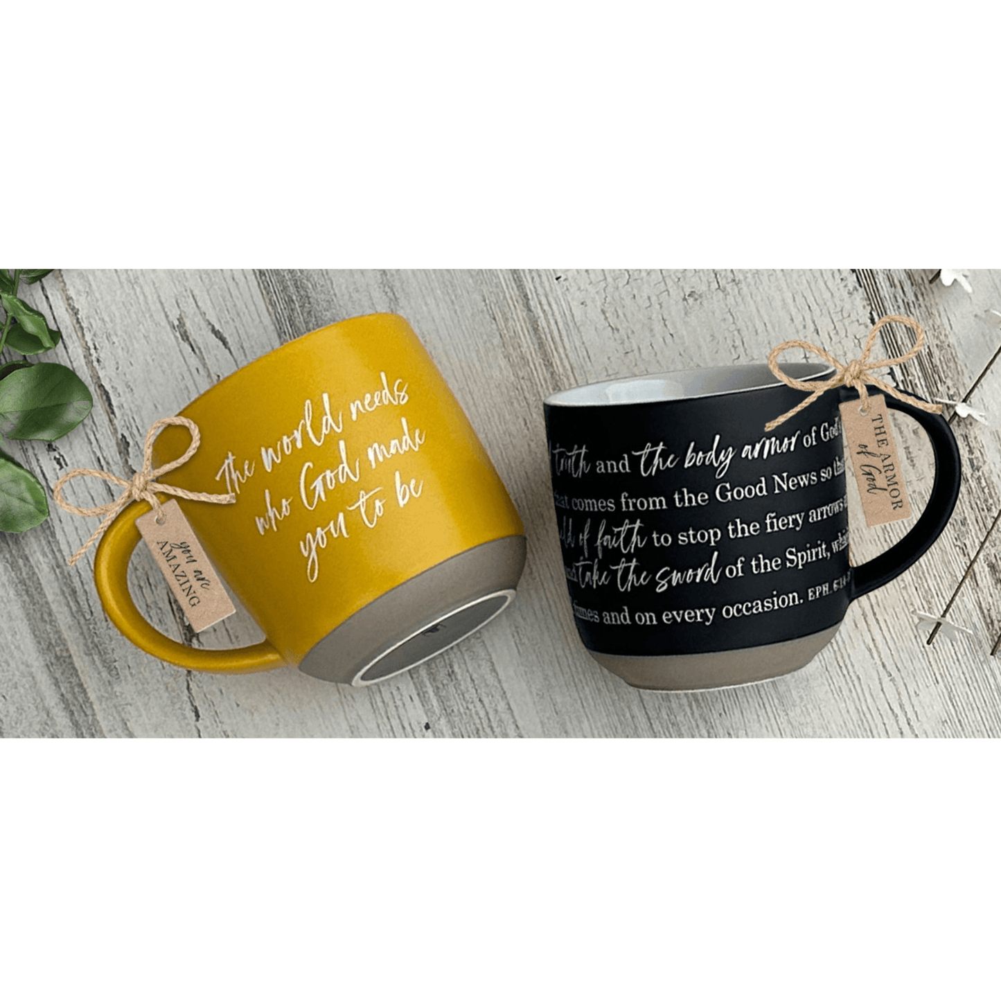Ephesians 1 Yellow Mug - Affirmation Gift For A Better Life