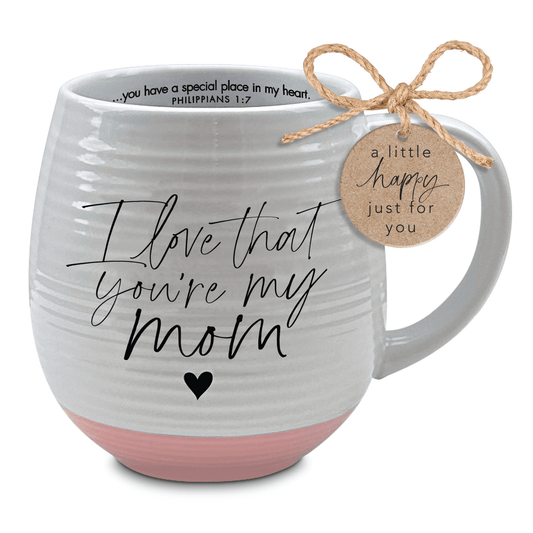 Cherished Mom Ceramic Mug - 18 Oz With Inspiring Scripture