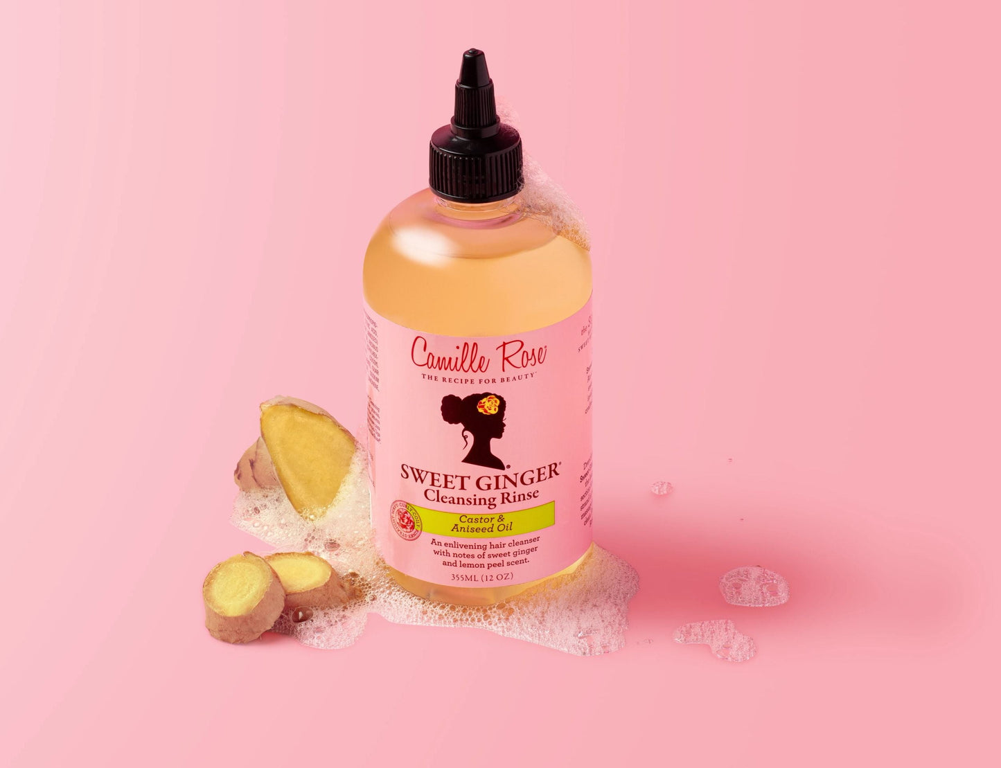 Sweet Ginger Cleanse & Refresh All Ages Cleansing Rinse with Ginger Root & Aniseed Oil, 12Oz