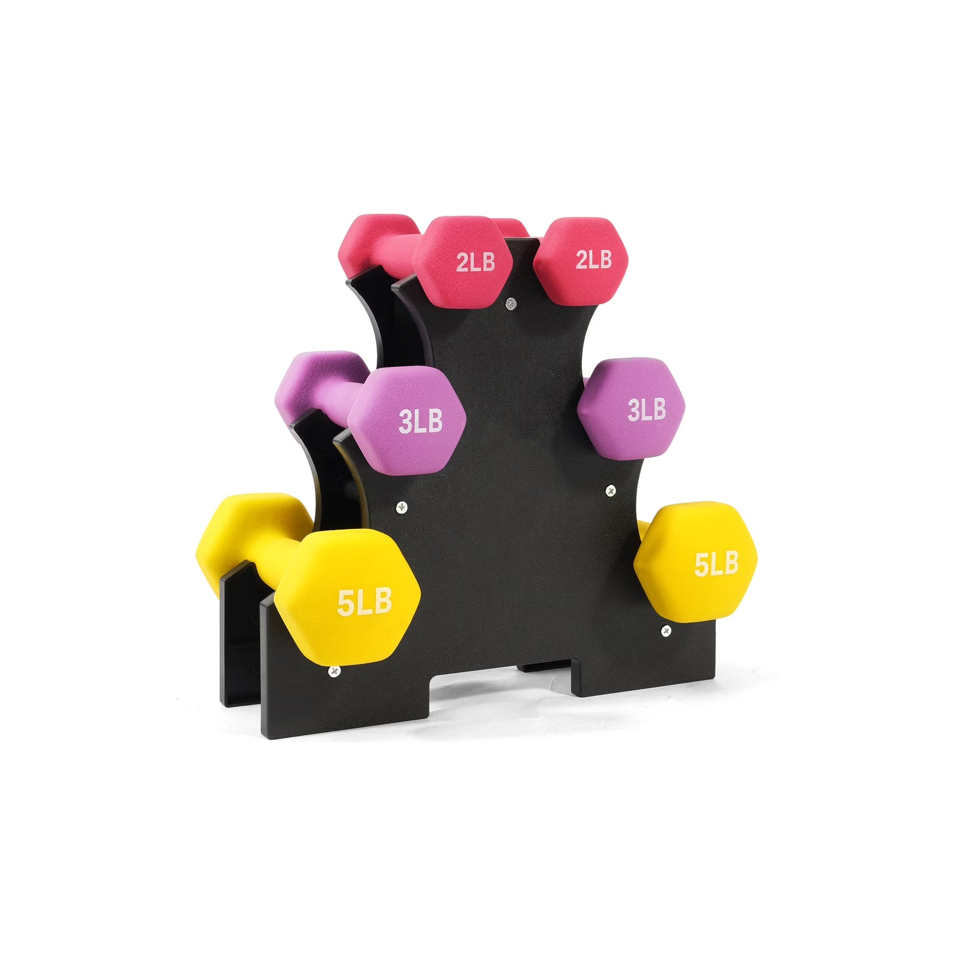 Dumbbell Set with Stand (2Lbs, 3Lbs, 5Lbs Set)