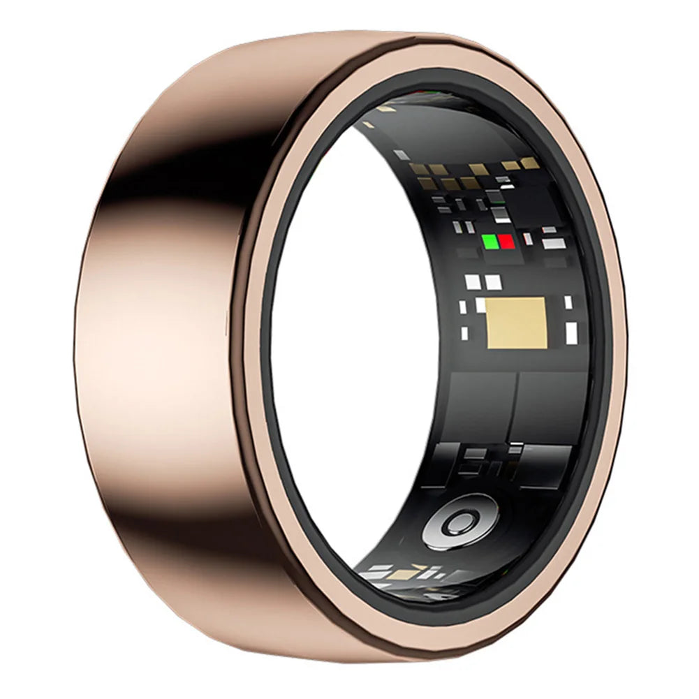 Smart Ring Health Tracker Multi-Sport Modes Fitness Ring up to 7-Day Battery Sleep Heart Rate Blood Oxygen Tracker for Women Men