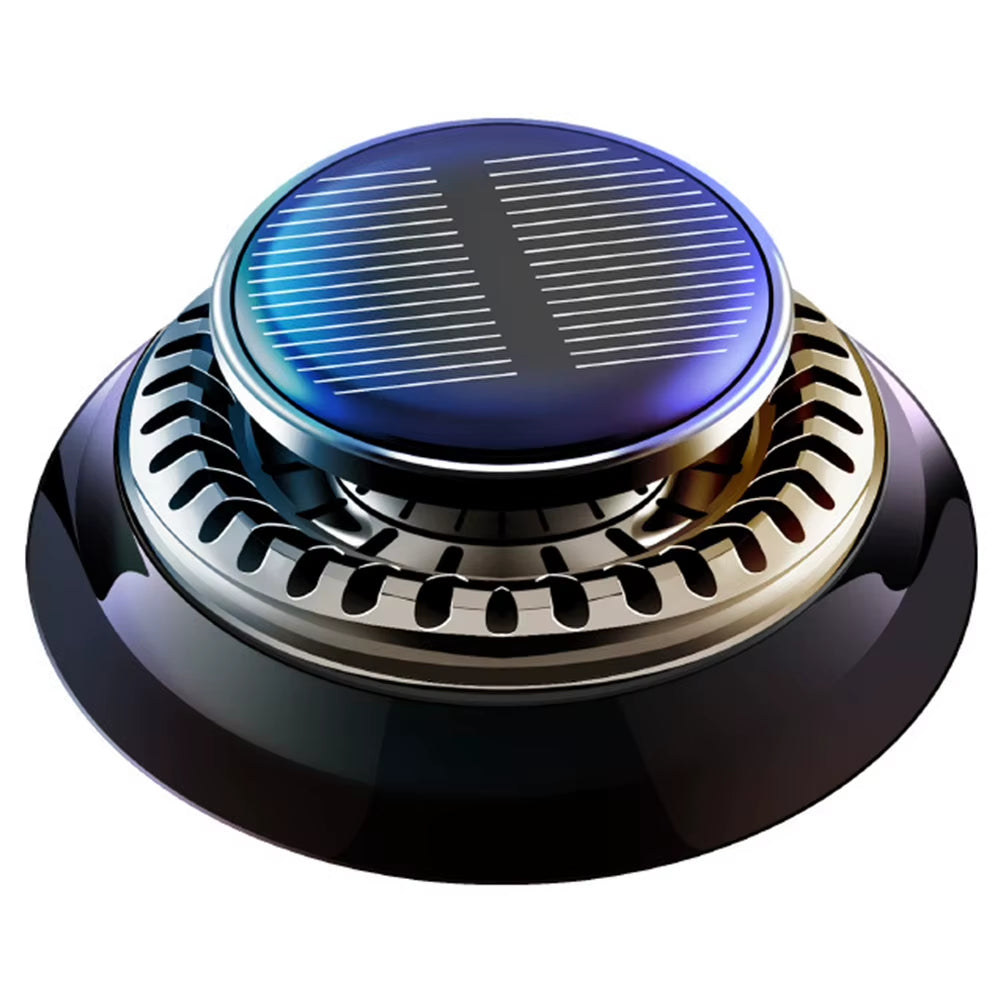 Solar Creative Perfume Ornament Long Lasting Rotating Car Aromatherapy Car Fragrance Diffuser Deodorizing Automobiles Parts