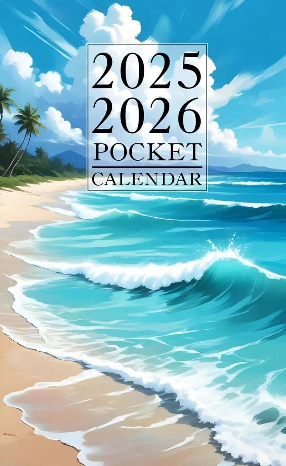 Pocket Calendar 2025-2026 for Purse: Small 2-Year Monthly Planner from January 2