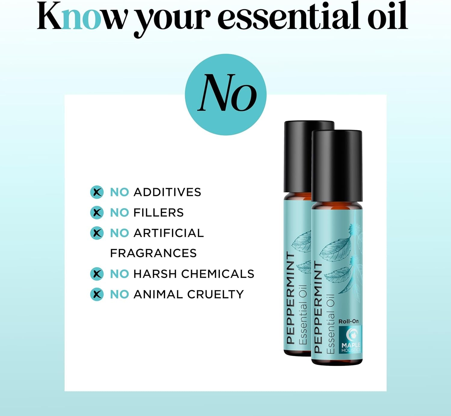 Peppermint Oil Roll on - Pure Peppermint Rollerball Essential Oil Aromatherapy Stick for Headaches - Natural Travel Essential and Pregnancy Must Have for Headaches Energy & Focus Support (2 Pack)