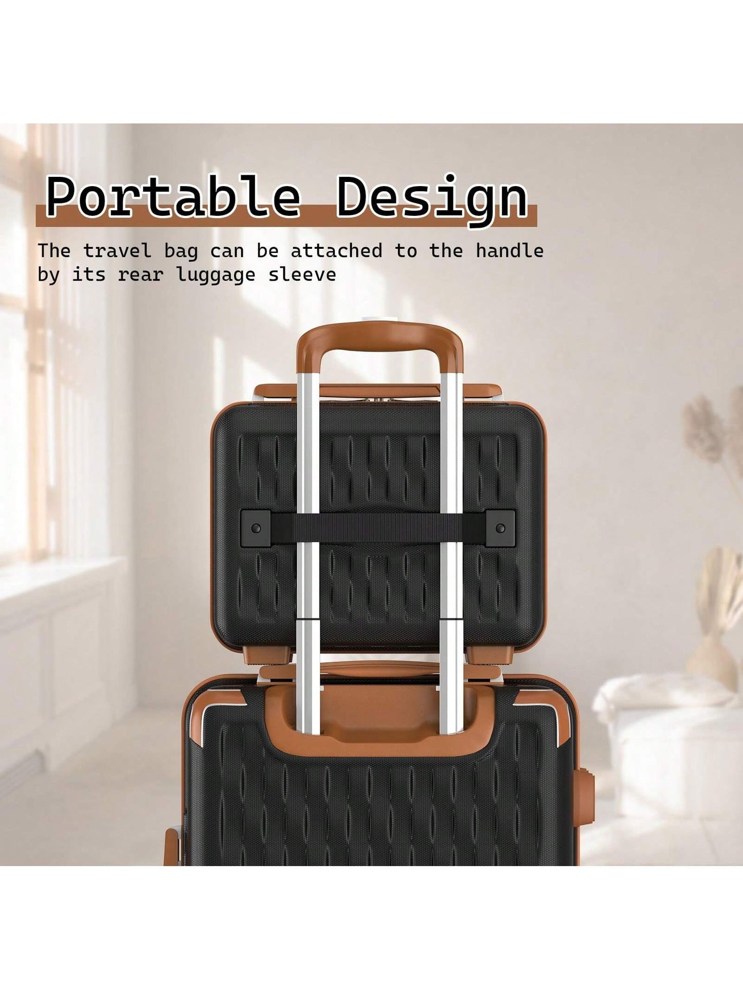 Joyway Melalenia Luggage Sets 7 Piece Suitcase Set, Hard Shell Carry on Luggage Travel Suitcases with Spinner Wheels and TSA Lock, Lightweight Luggage Set for Women