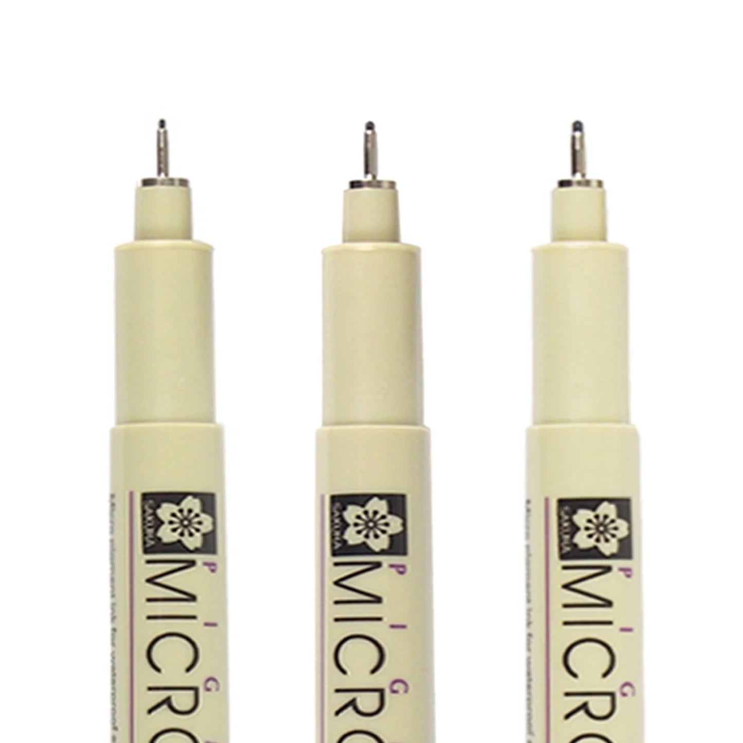 Pigma Micron Pens – 3 Count, Archival Ink, Fine Point (.25, .35, .45Mm)