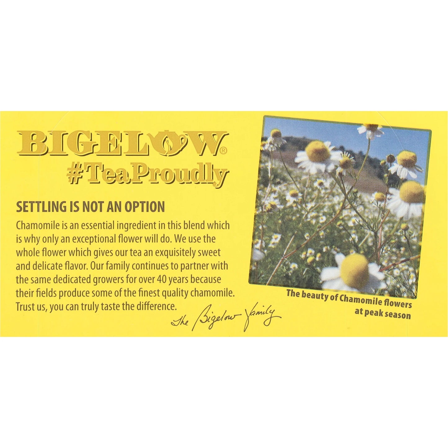 Bigelow Lavender Chamomile plus Probiotics, Caffeine Free, Herbal Tea Bags, 18 Count