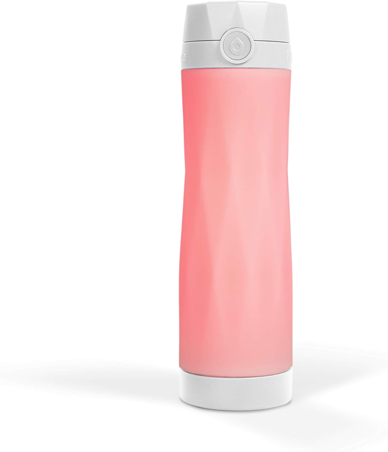 3 Smart Water Bottle, Tracks Water Intake and Glows to Remind You to Stay Hydrated, BPA Free, 20 Oz, White