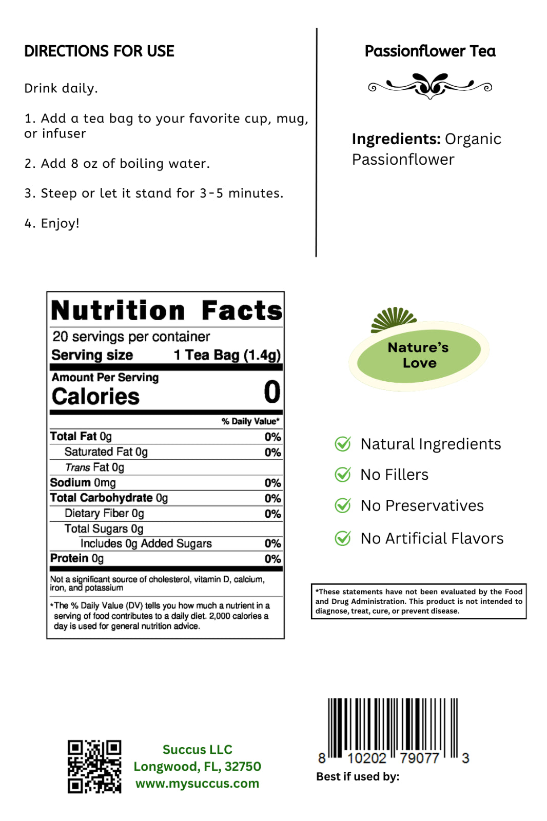 Nettle Leaf Tea - Sensitivity and Respiratory System
