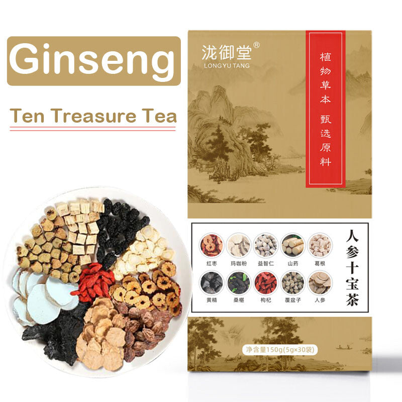 5Box Kidney Tea Formula Ginseng Six Treasure Tea, Kidney Tea Chinese Herbal Tea
