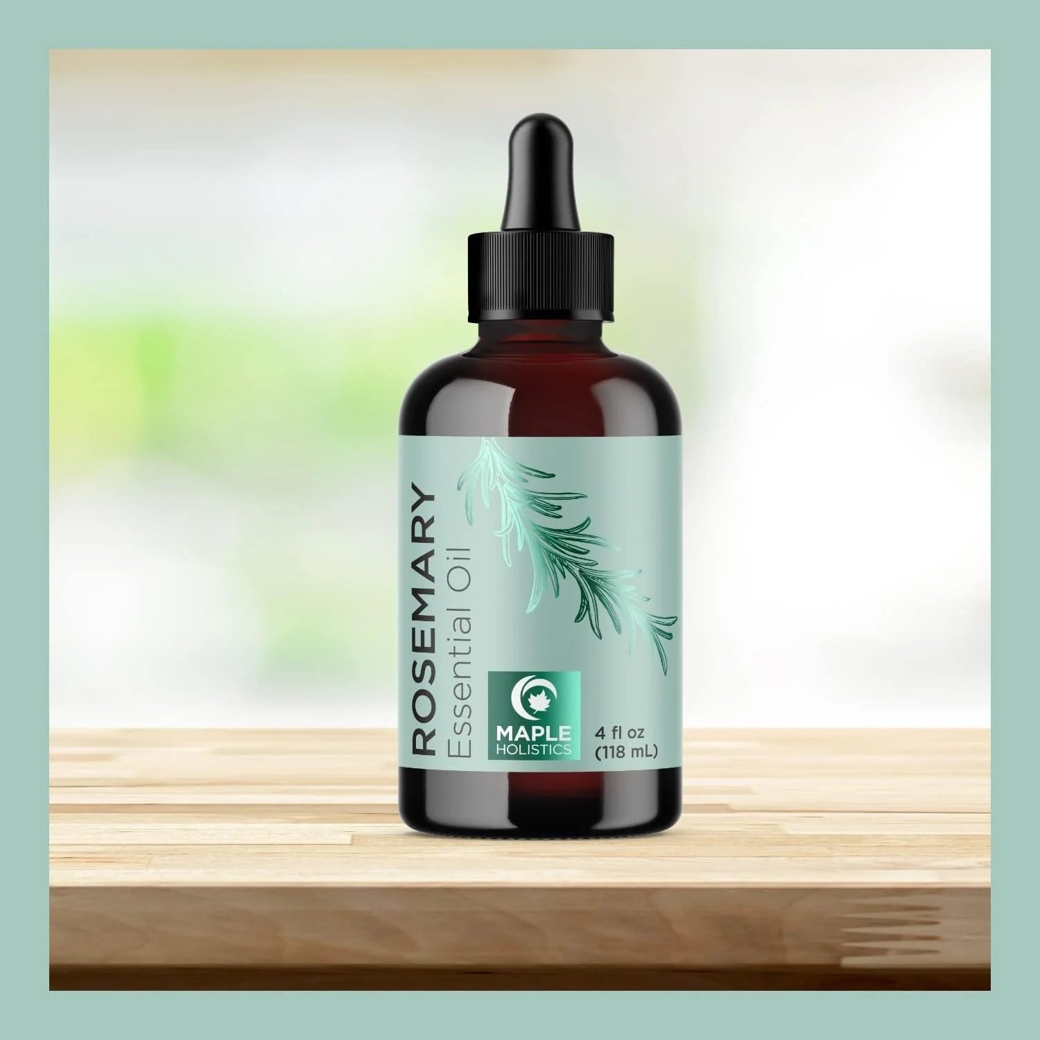 Pure Rosemary Essential Oil with Dropper - Undiluted Rosemary Oil for Hair Skin and Nails and Refreshing Aromatherapy Oil for Diffusers - Rosemary Essential Oil for Cleansing Dry Scalp Care 4Oz