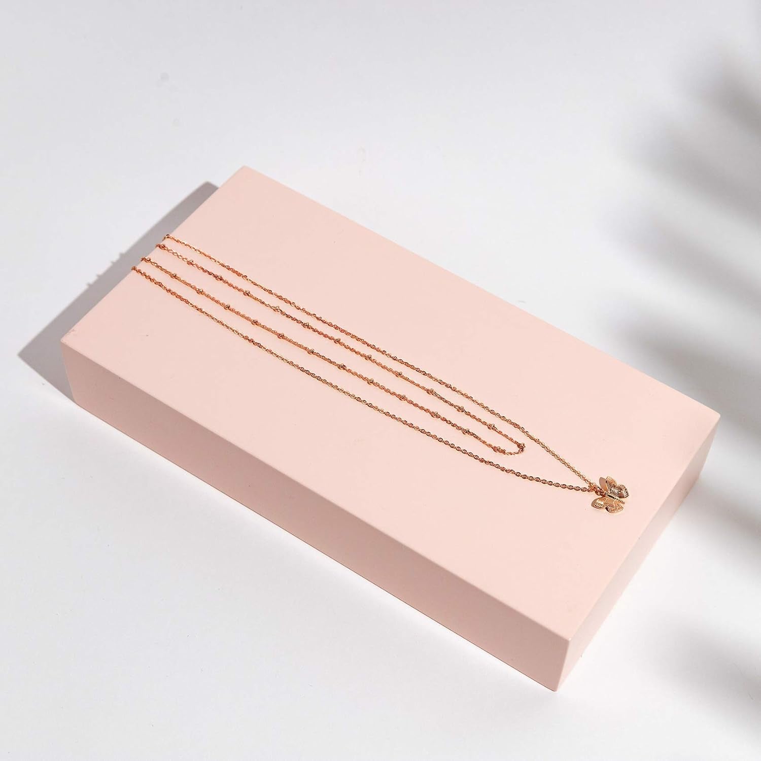 14K Gold Plated Layering Necklaces | Stylish Minimalist Design Pendant Necklaces | Butterfly, Heart, Lock, Evil Eye, Coin, Lightning Bolt, Circle, Cross Pendants for Women