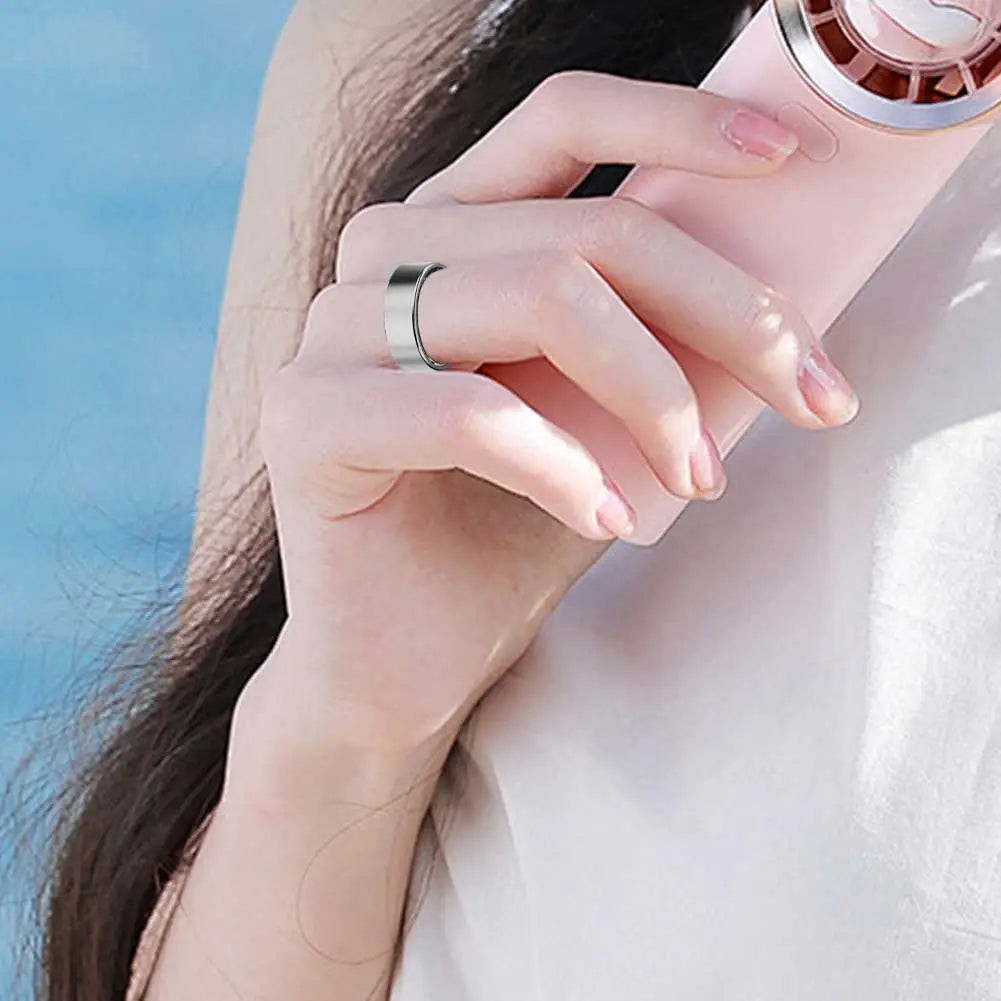 Smart Ring Health Tracker Multi-Sport Modes Fitness Ring up to 7-Day Battery Sleep Heart Rate Blood Oxygen Tracker for Women Men