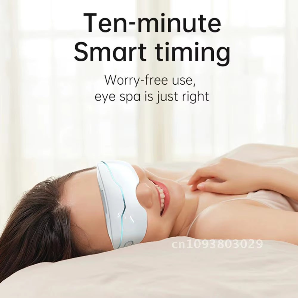 Electric Nano for Eye Massager with Smart Heat Hot Compress Steam Mask Dry Eye Fatigue Relief Better Eye Strain Massage Sleep
