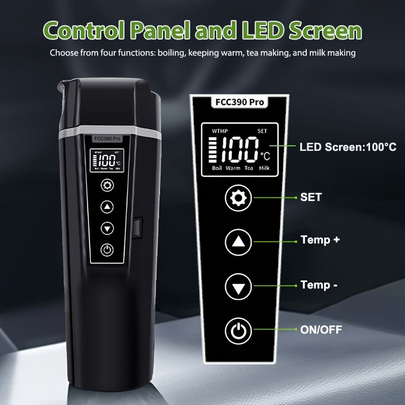 Portable Electric Car Stainless Steel Kettle