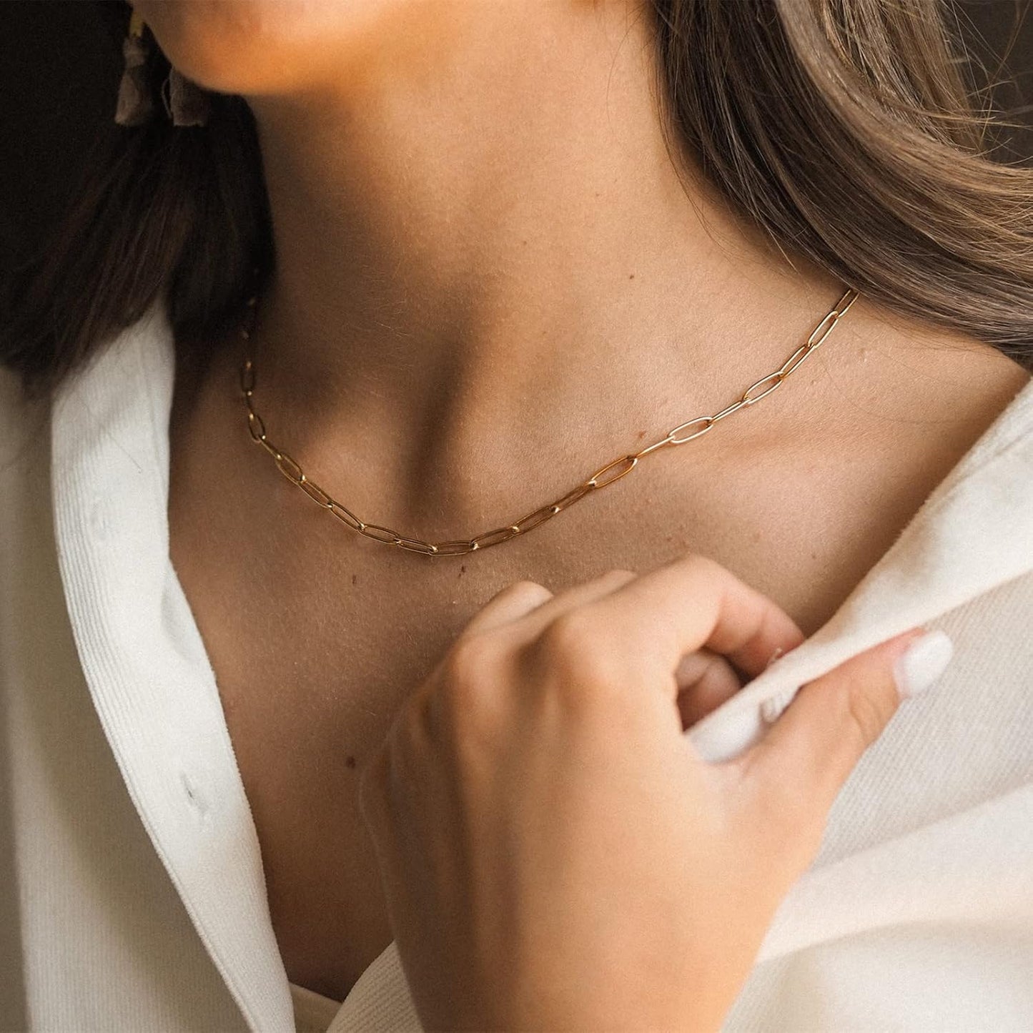 Gold Layered Initial Necklaces for Women 18K Gold Plated Dainty Layered Letter Lock Necklace for Women Gold Padlock Pendant Necklaces Personalized Trendy Jewelry